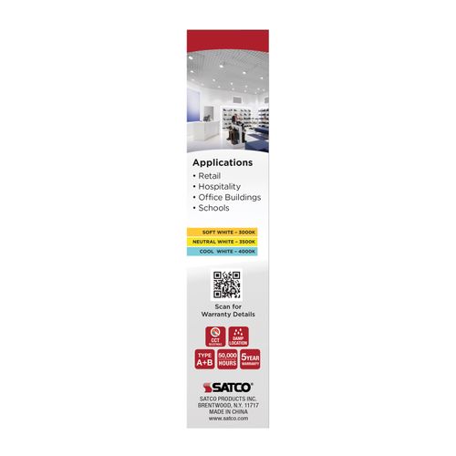 Main product image of 9.5W LED PL, 30K/35K/40K CCT Selectable, G24q Base, Type A/B, 120-277V (24 Pack)