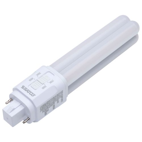 Main product image of 9W LED PL, 27K/3K/35K/4K CCT Selectable, G24d Base, Type B, 120-277V (24 Pack)