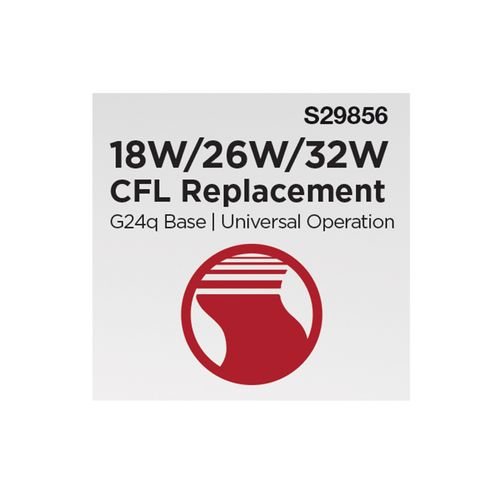 Main product image of 9.5W LED PL, 30K/35K/40K CCT Selectable, G24q Base, Type A (24 Pack)