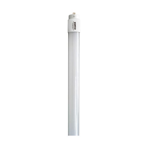 Main product image of 40 Watt - 8 Foot - T8 LED Bulb - Single pin base - 3500K - 50000 Average rated hours - 5300 Lumens - Type B - Ballast Bypass - Double Ended Wiring - DLC 5.1 (10 Pack)