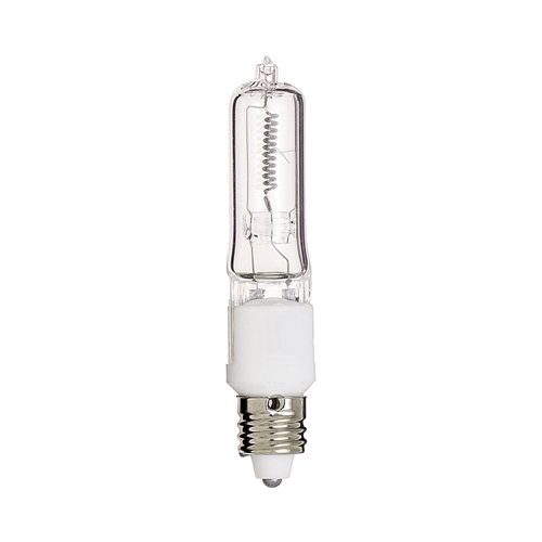 Main product image of 250 Watt Halogen - T4 1/2 Bulb - Clear - 2000 Average rated hours - 4200 Lumens - Mini Candelabra base - 120 Volt (6 Pack)