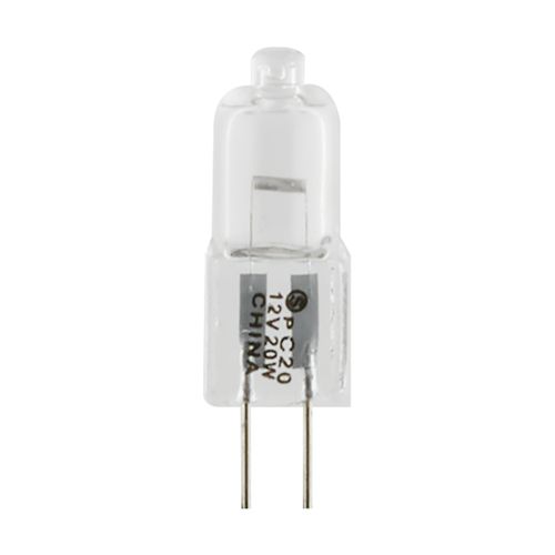 Main product image of 20 Watt Halogen - T3 Bulb - Clear - 2000 Average rated hours - 300 Lumens - Bi Pin G4 base - 12 Volt (20 Pack)