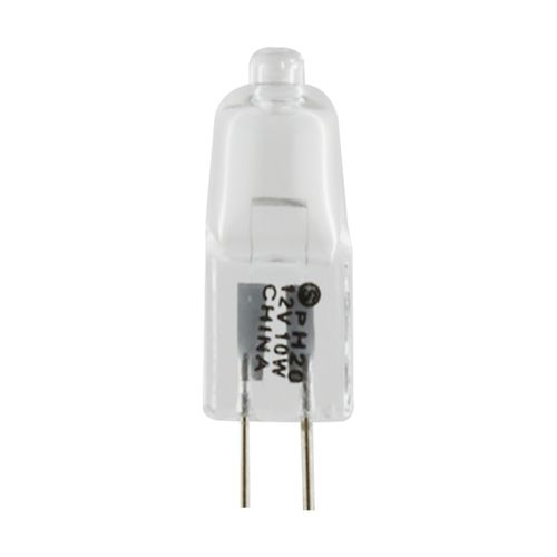 Main product image of 10 Watt Halogen - T3 Bulb - Clear - 2000 Average rated hours - 120 Lumens - Bi Pin G4 base - 12 Volt (20 Pack)