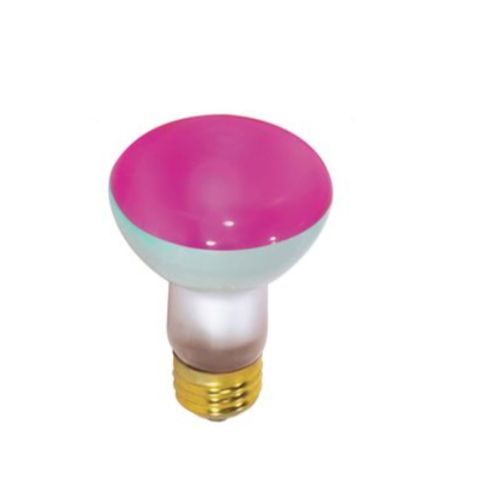 Main product image of 50 Watt R20 Incandescent Bulb - Pink - 2000 Average rated hours - Medium base - 130 Volt (10 Pack)