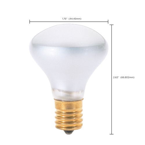 Main product image of 40 Watt R14 Incandescent Bulb - Clear - 1500 Average rated hours - 300 Lumens - Intermediate base - 120 Volt (15 Pack)