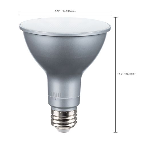 Main product image of 15 Watt PAR30LN High Lumen LED Bulb - Long Neck - 27K/30K/35K/40K/50K CCT Selectable - Medium Base - 120 Volt (3 Pack)