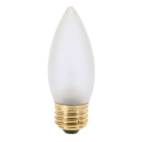 Main product image of 25 Watt B11 Incandescent Bulb - Frost - 1500 Average rated hours - 200 Lumens - Medium base - 120 Volt (60 Pack)