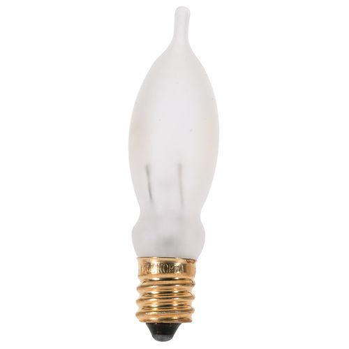 Main product image of 7.5 Watt CA5 Incandescent Bulb - Frost - 1500 Average rated hours - 35 Lumens - Candelabra base - 120 Volt (50 Pack)