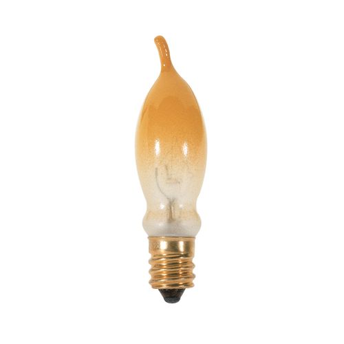 Main product image of 7.5 Watt CA5 Incandescent Bulb - Yellow - 1500 Average rated hours - 35 Lumens - Candelabra base - 120 Volt (50 Pack)
