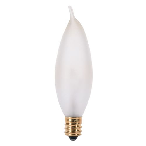 Main product image of 15 Watt CA8 Incandescent Bulb - Frost - 1500 Average rated hours - 95 Lumens - Candelabra base - 120 Volt (60 Pack)