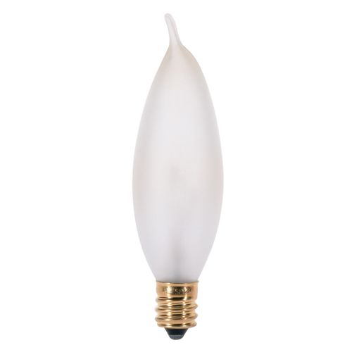 Main product image of 25 Watt CA8 Incandescent Bulb - Frost - 1500 Average rated hours - 200 Lumens - Candelabra base - 120 Volt (50 Pack)