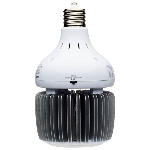 Main product image of 80/100/130 Wattage Selectable LED Bulb - Hi-Bay - Type B - Ballast Bypass - Mogul Extended - 5000K - 100V-277V - 250W-400W Metal Halide Replacement (1 Pack)