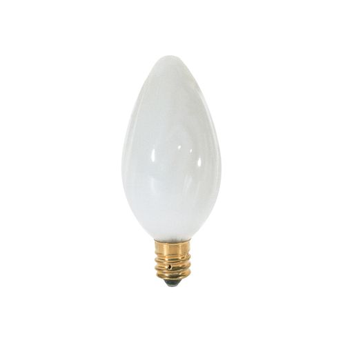 Main product image of 15 Watt F10 Incandescent Bulb - White - 1500 Average rated hours - 90 Lumens - Candelabra base - 120 Volt (30 Pack)