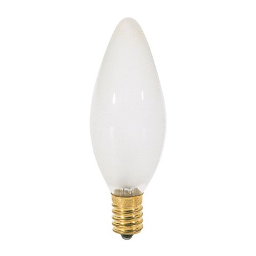 Main product image of 25 Watt BA9 1/2 Incandescent Bulb - Frost - 1500 Average rated hours - 220 Lumens - European base - 120 Volt (30 Pack)