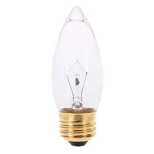 Main product image of 40 Watt B11 Incandescent Bulb - Clear - 1000 Average rated hours - 330 Lumens - Medium base - 220 Volt (30 Pack)
