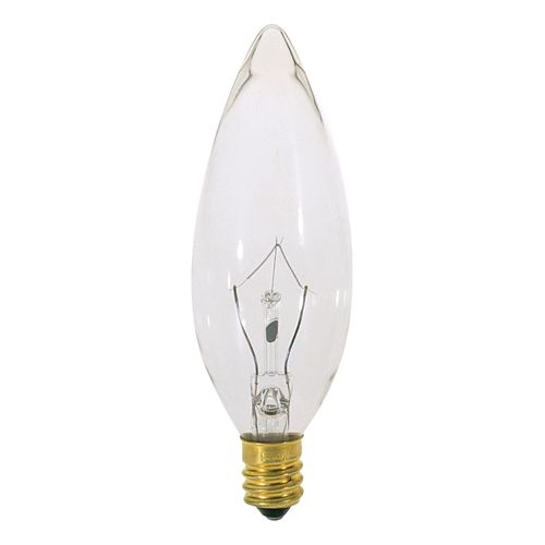 Main product image of 25 Watt BA9 1/2 Incandescent Bulb - Clear - 1500 Average rated hours - 220 Lumens - European base - 120 Volt (50 Pack)