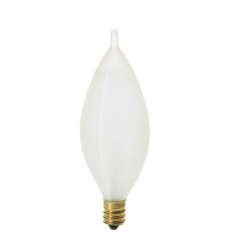 Main product image of 25 Watt C11 Incandescent Bulb - Spun White - 4000 Average rated hours - 160 Lumens - Candelabra base - 120 Volt (10 Pack)