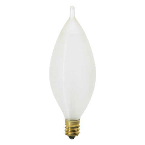Main product image of 40 Watt C11 Incandescent Bulb - Spun White - 4000 Average rated hours - 316 Lumens - Candelabra base - 120 Volt (12 Pack)