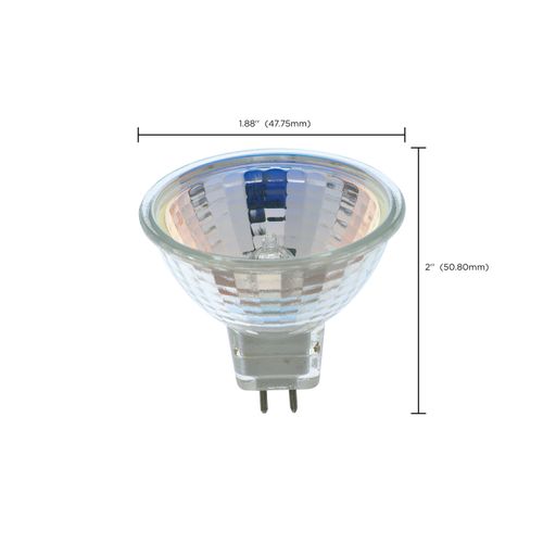 Main product image of 20 Watt Halogen Bulb MR16 - BAB - 2000 Average rated hours - Miniature 2 Pin Round base - 12 Volt (10 Pack)