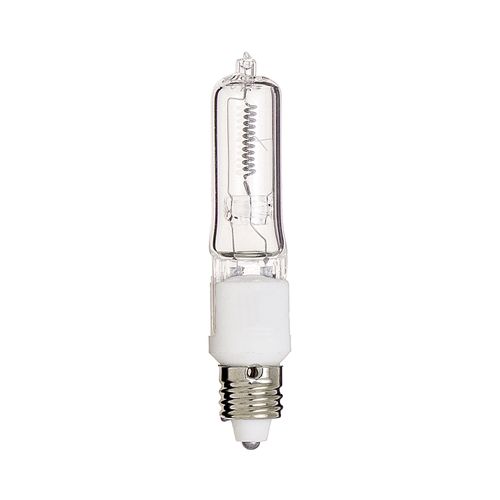 Main product image of 150 Watt Halogen - T4 1/2 Bulb - Clear - 2000 Average rated hours - 2700 Lumens - Mini Candelabra base - 120 Volt (4 Pack)