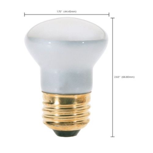 Main product image of 25 Watt R14 Incandescent Bulb - Translucent - 1500 Average rated hours - 135 Lumens - Medium base - 120 Volt (15 Pack)