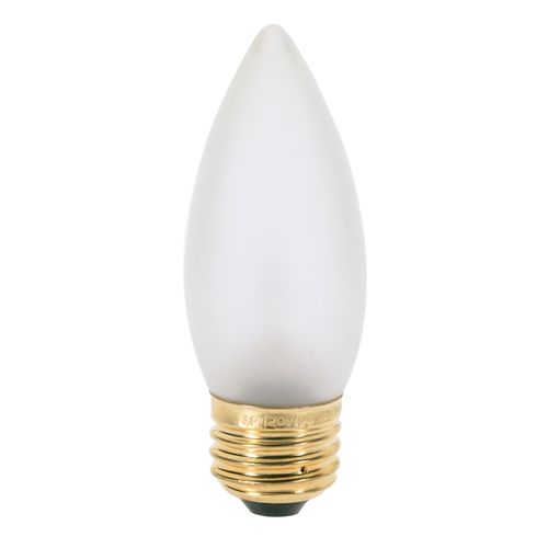 Main product image of 25 Watt B11 Incandescent Bulb - Frost - 1500 Average rated hours - 200 Lumens - Medium base - 120 Volt (30 Pack)