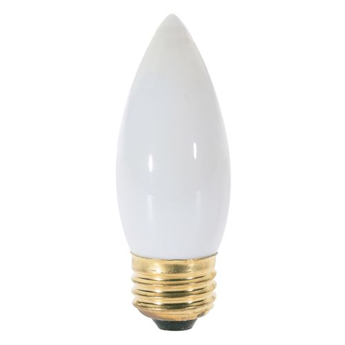 Main product image of 25 Watt B11 Incandescent Bulb - White - 1500 Average rated hours - 150 Lumens - Medium base - 120 Volt (30 Pack)