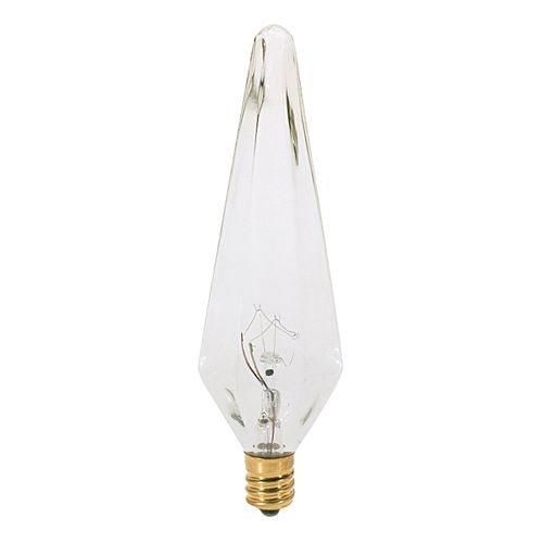 Main product image of 25 Watt HX10.5 Incandescent Bulb - Clear - 1500 Average rated hours - 175 Lumens - Candelabra base - 120 Volt (12 Pack)