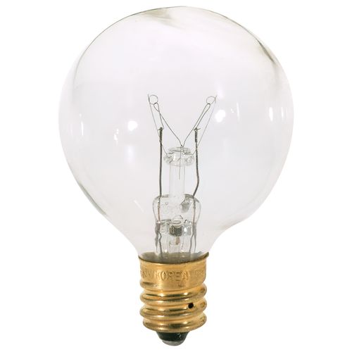 Main product image of 40 Watt G12 1/2 Incandescent Bulb - Clear - 1500 Average rated hours - 370 Lumens - Candelabra base - 120 Volt (50 Pack)