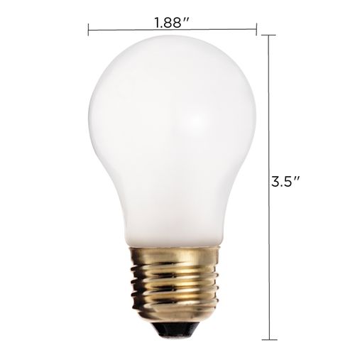 Main product image of 15 Watt A15 Incandescent Bulb - Clear - 2500 Average rated hours - 100 Lumens - Medium base - 130 Volt (40 Pack)