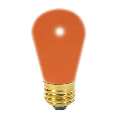 Main product image of 11 Watt S14 Incandescent Bulb - Ceramic Orange - 2500 Average rated hours - Medium base - 130 Volt (36 Pack)