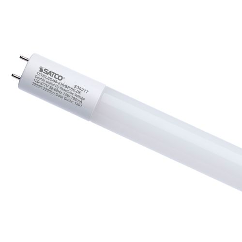 Main product image of 15W 4' T8 LED, 3000K CCT, Medium Bi Pin Base, Ballast Bypass, Single or Double Ended Wiring, 120-277V (25 Pack)