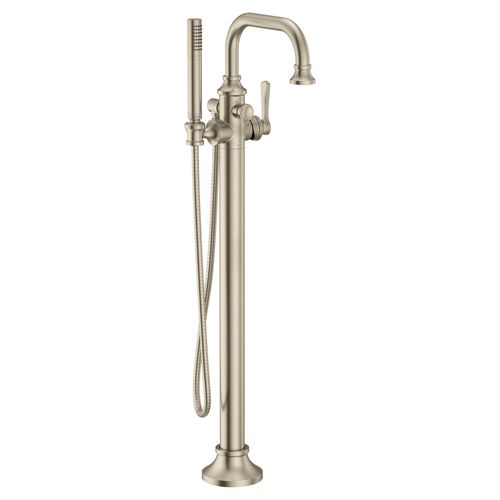 Main product image of Colinet Brushed Nickel 1 Handle Tub Filler Includes Hand Shower, S44507BN