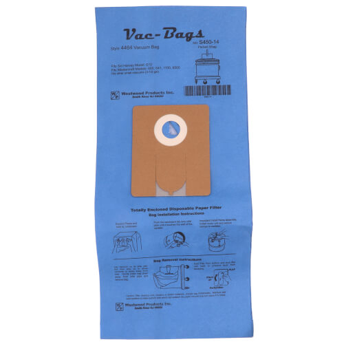 Main product image of Style 4464, 3-1/2 Gallon Vacuum Cleaner Bags (5-Pack)