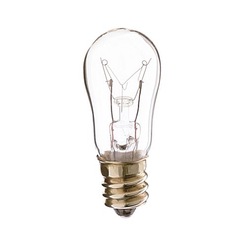 Main product image of 6 Watt S6 Incandescent Bulb - Clear - 1500 Average rated hours - 40 Lumens - Candelabra base - 6 Volt (10 Pack)