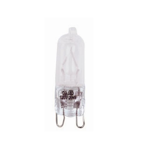 Main product image of 20 Watt Halogen Bulb T4 - Frosted - 2000 Average rated hours - 200 Lumens - Double Loop base - 120 Volt (8 Pack)
