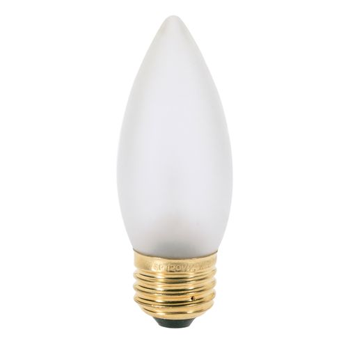 Main product image of 40 Watt B10 Incandescent Bulb - Frost - 2000 Average rated hours - 300 Lumens - Medium base - 120 Volt (20 Pack)