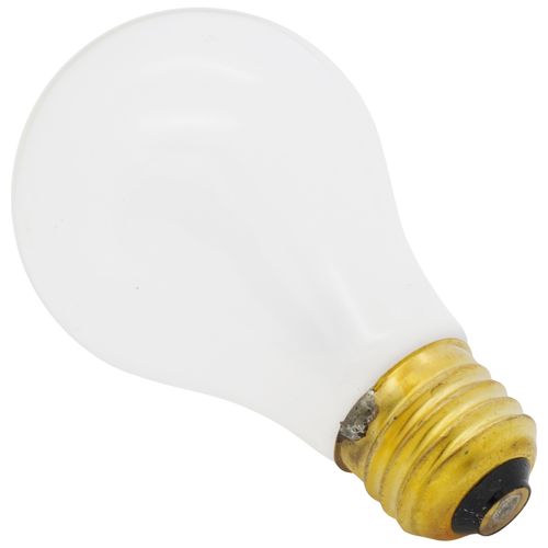 Main product image of 50 Watt A19 Incandescent Bulb - Frost - 1500 Average rated hours - 540 Lumens - Medium base - 34 Volt (6 Pack)