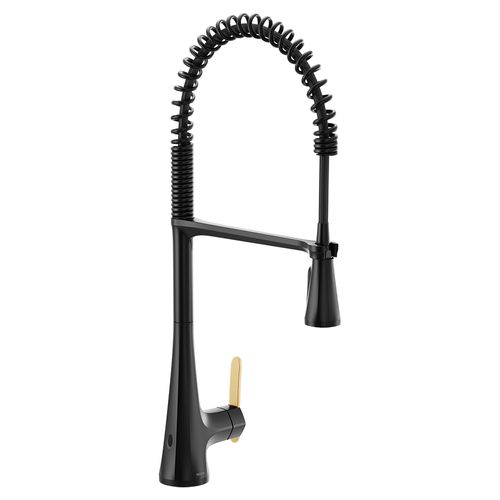 Main product image of Sinema One-handle High Arc Kitchen Faucet (Matte Black), S5235EWBL