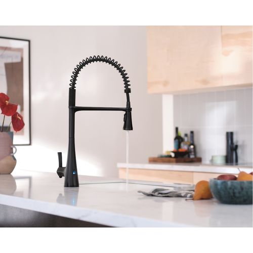 Main product image of Sinema One-handle High Arc Kitchen Faucet (Matte Black), S5235EWBL