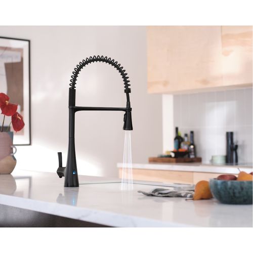 Main product image of Sinema One-handle High Arc Kitchen Faucet (Matte Black), S5235EWBL