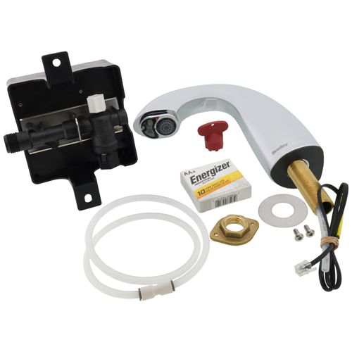 Main product image of Verge Crestt Series Faucet, Battery-Powered, w/ Tempered Line Adapter, 0.5 gpm (Polished Chrome), S53-3100-RL5-PC