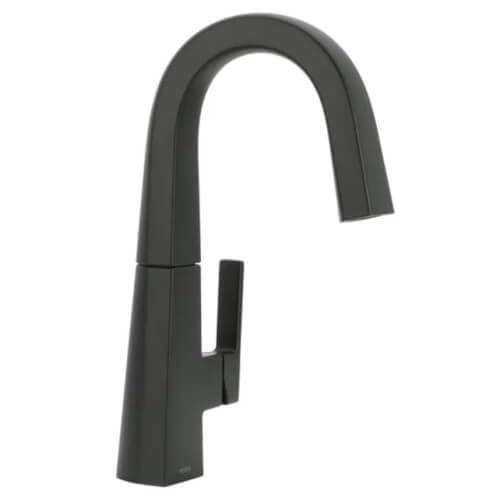 S55005BL Moen S55005BL Nio Single Handle High Arc Bar Faucet (Matte