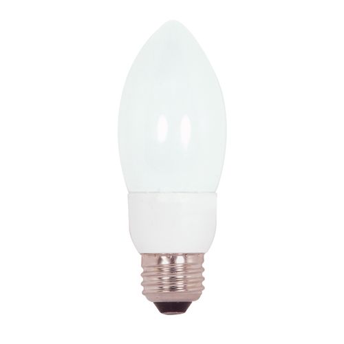 Main product image of 7 Watt - B11 Compact Fluorescent Bulb 5000K - 82 CRI - Medium base - 120 Volt (4 Pack)
