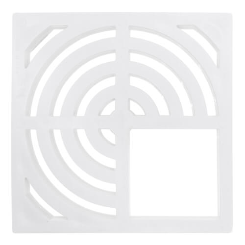 Main product image of 3/4 PVC Three-Quarters Top Grate for Floor Sink