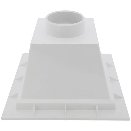 Main product image of 3" x 4" PVC Pipe Fit Floor Sink w/ Full Top Grate & Flat Bottom Grate