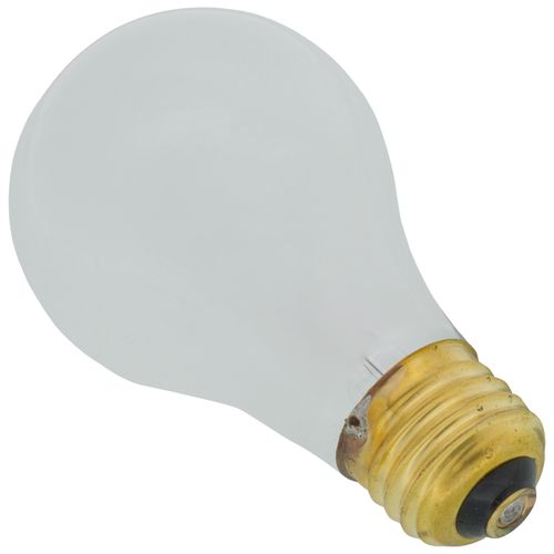 Main product image of 100 Watt A19 Incandescent Bulb - Frost - 2000 Average rated hours - 1200 Lumens - Med Left Hand Thread LHT base - 120 Volt (30 Pack)
