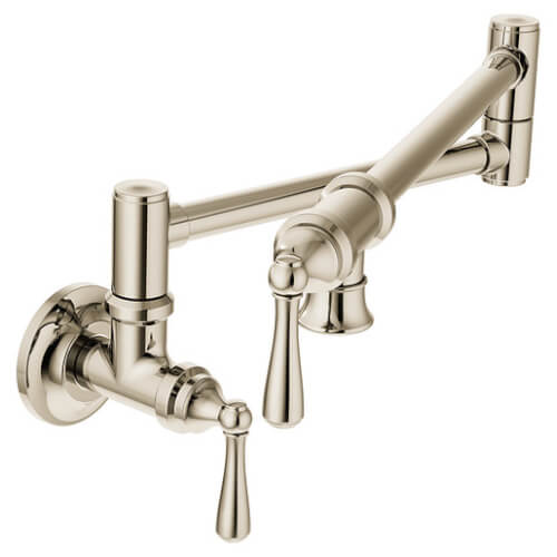 Main product image of Traditional Two Handle Pot Filler (Polished Nickel), S664NL