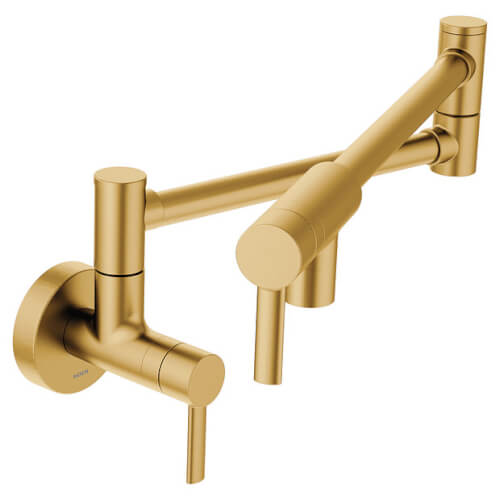 Main product image of Modern Single Handle Pot Filler (Brushed Gold), S665BG