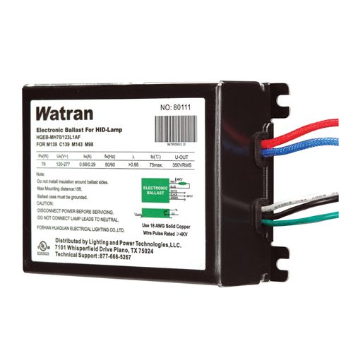 Main product image of Electronic Ballast HQEB/MH70/123L1AF UNV RECTANGLE MC70 FCAN CMH70